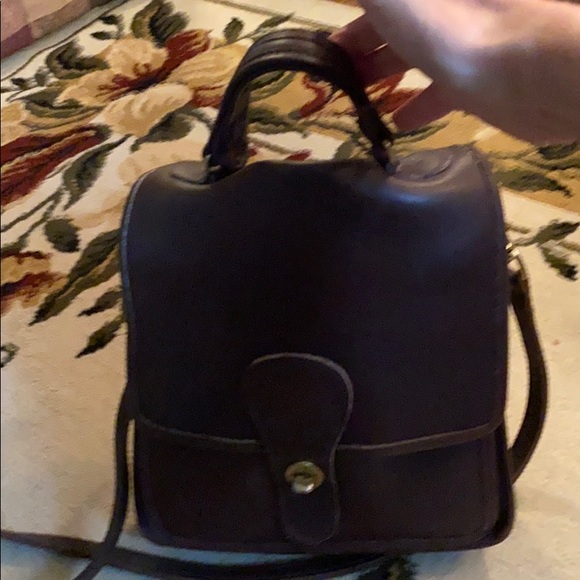 Vintage 80s Dark Brown Coach Bag - Picture 7 of 8